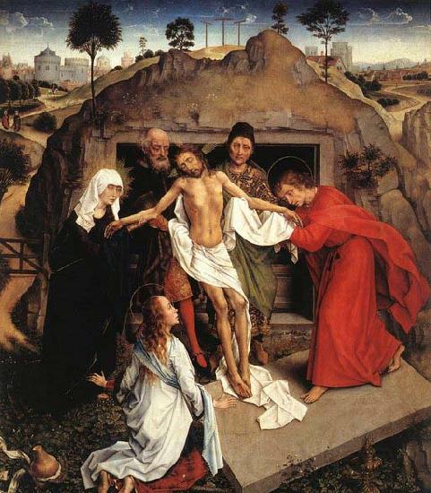 WEYDEN, Rogier van der Entombment of Christ
